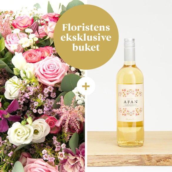 Floristens eksklusive buket med Afan, Macabeo, Campo de Borja